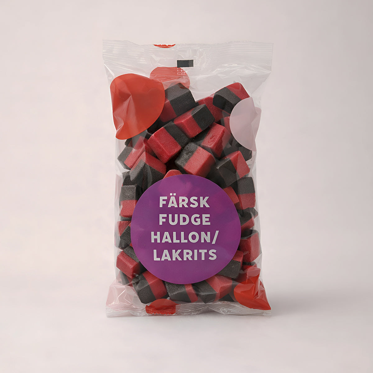 Hallon/Lakrits Fudge 215 g