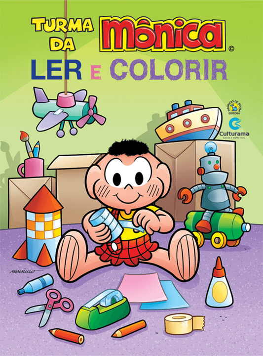 Gigante Ler e Colorir Cascão